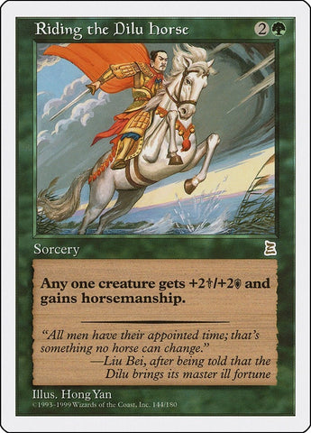 Image for Riding the Dilu Horse (144) - Magic: The Gathering