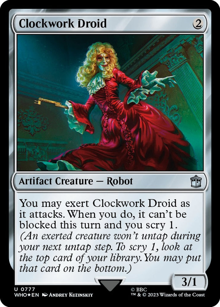 Image for Clockwork Droid (Surge Foil) (777) [Universes Beyond: Doctor Who]
