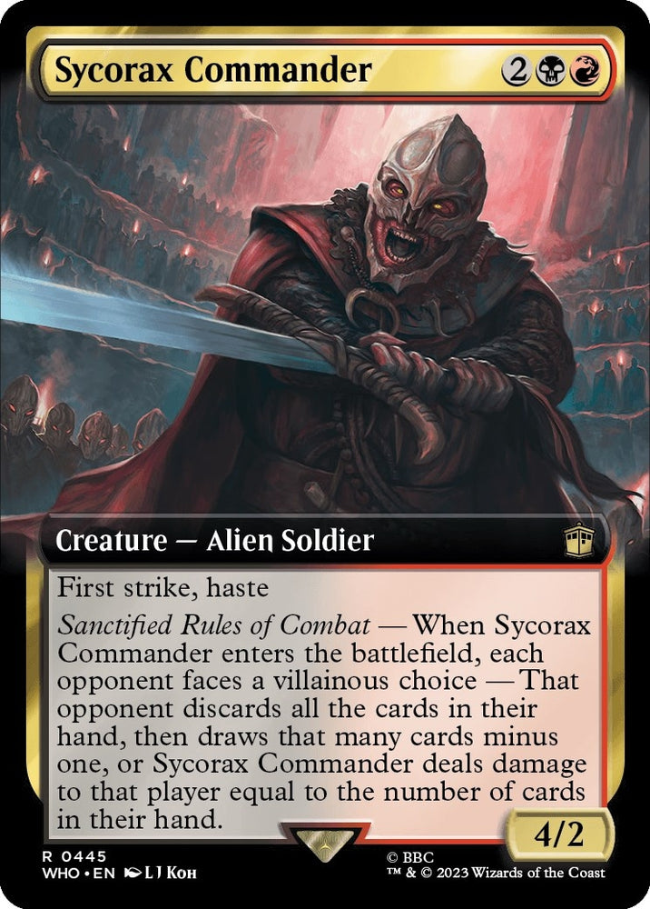 Image for Sycorax Commander (Extended Art) (445) [Universes Beyond: Doctor Who]