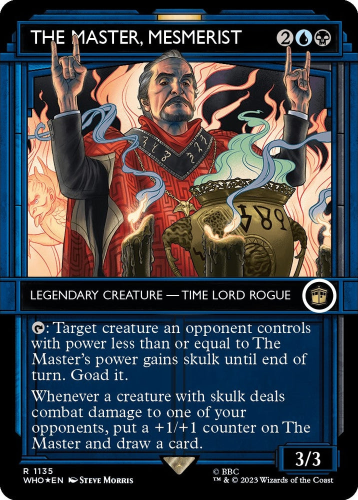 Image for The Master, Mesmerist (Showcase) (Surge Foil) (1135) [Universes Beyond: Doctor Who]