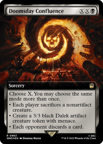 Image for Doomsday Confluence (Extended Art) (Surge Foil) (963) [Universes Beyond: Doctor Who]