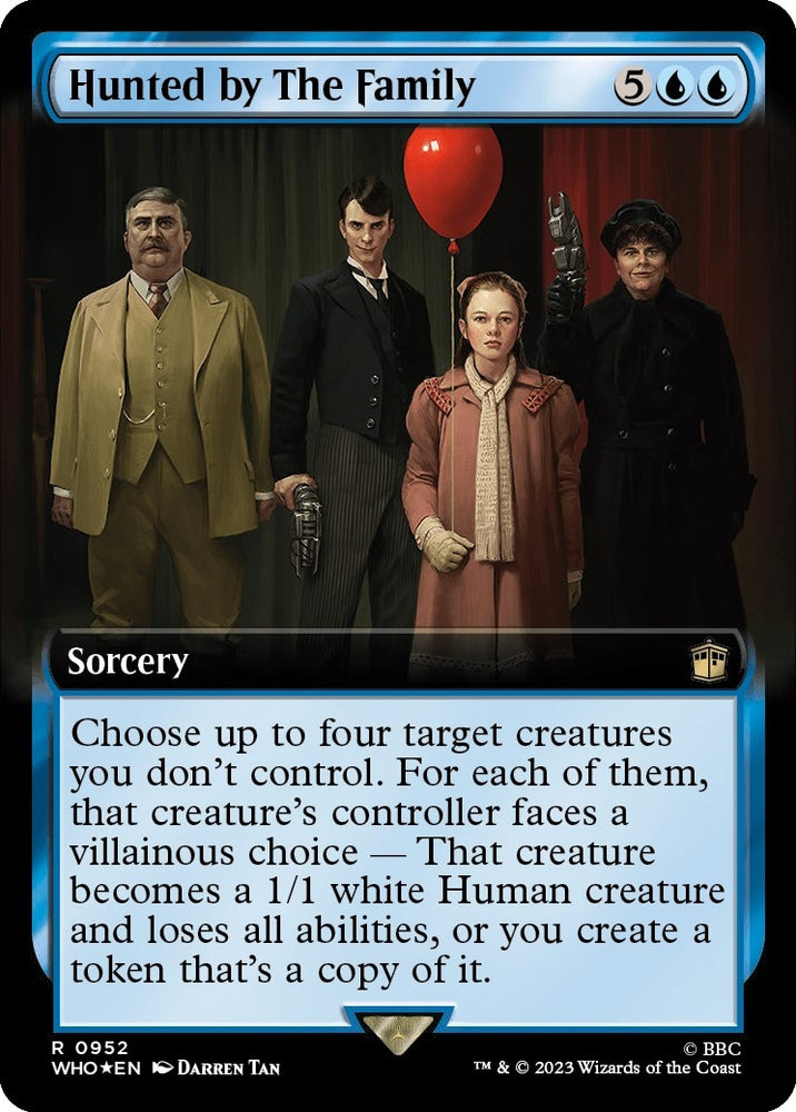 Image for Hunted by The Family (Extended Art) (Surge Foil) (952) [Universes Beyond: Doctor Who]