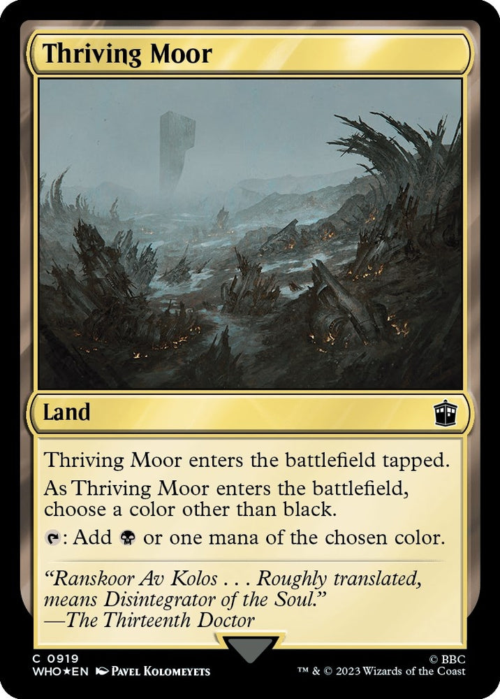 Image for Thriving Moor (Surge Foil) (919) [Universes Beyond: Doctor Who]
