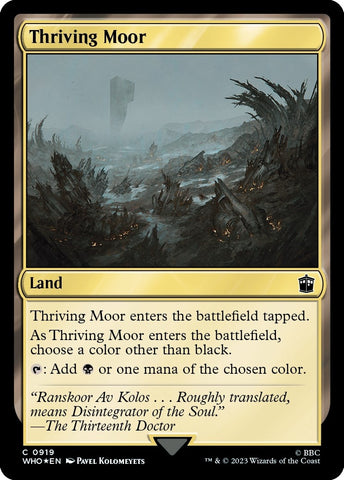 Image for Thriving Moor (Surge Foil) (919) [Universes Beyond: Doctor Who]