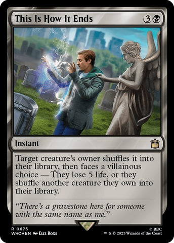 Image for This Is How It Ends (Surge Foil) (675) [Universes Beyond: Doctor Who]