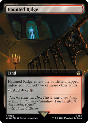 Image for Haunted Ridge (Extended Art) (Surge Foil) (1093) [Universes Beyond: Doctor Who]
