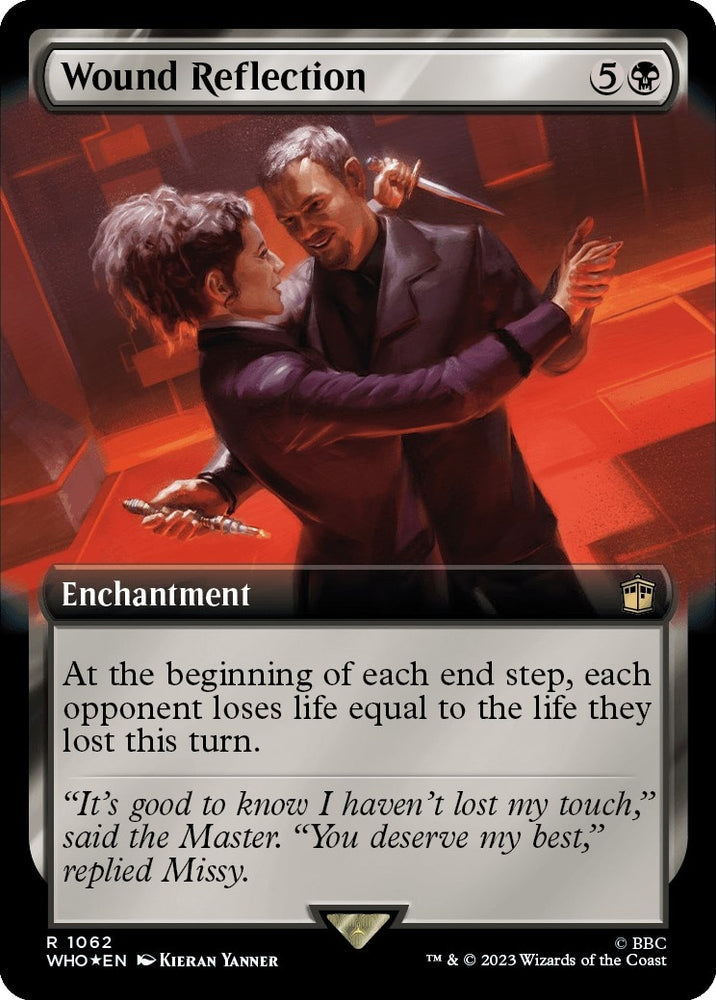 Image for Wound Reflection (Extended Art) (Surge Foil) (1062) [Universes Beyond: Doctor Who]
