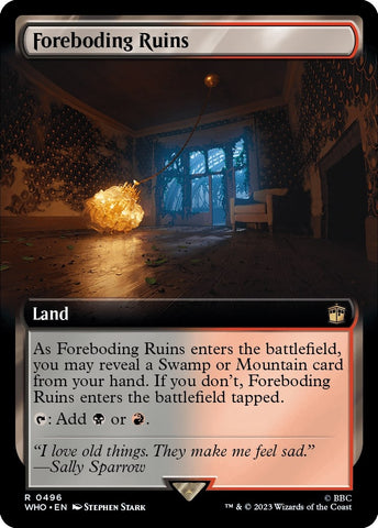 Image for Foreboding Ruins (Extended Art) (496) [Universes Beyond: Doctor Who]