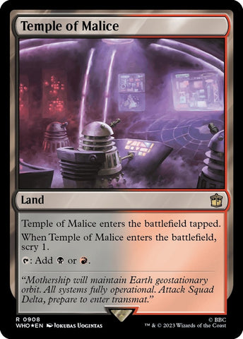 Image for Temple of Malice (Surge Foil) (908) [Universes Beyond: Doctor Who]