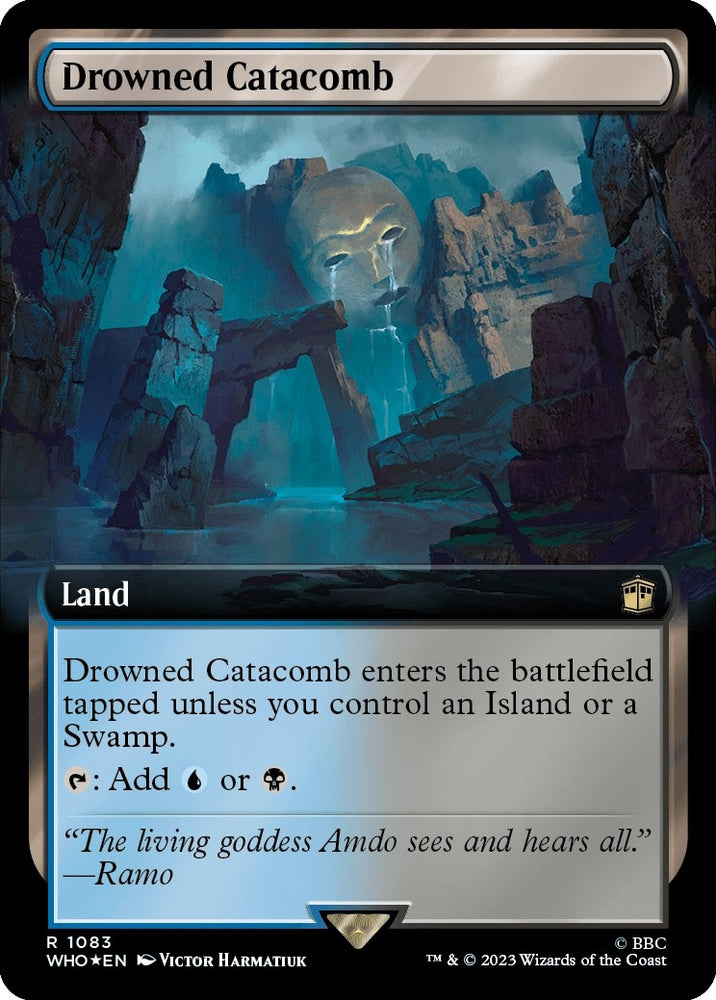 Image for Drowned Catacomb (Extended Art) (Surge Foil) (1083) [Universes Beyond: Doctor Who]