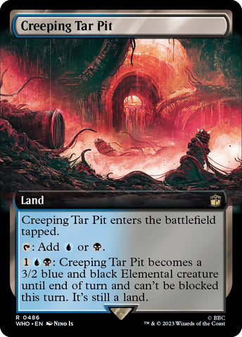 Image for Creeping Tar Pit (Extended Art) (486) [Universes Beyond: Doctor Who]