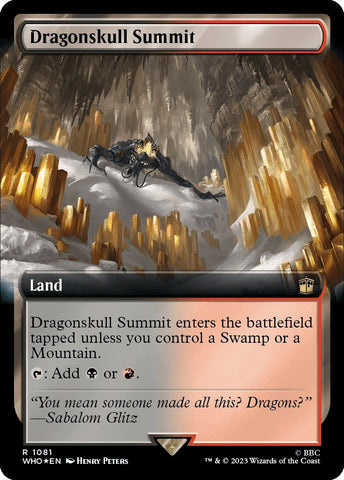 Image for Dragonskull Summit (Extended Art) (Surge Foil) (1081) [Universes Beyond: Doctor Who]