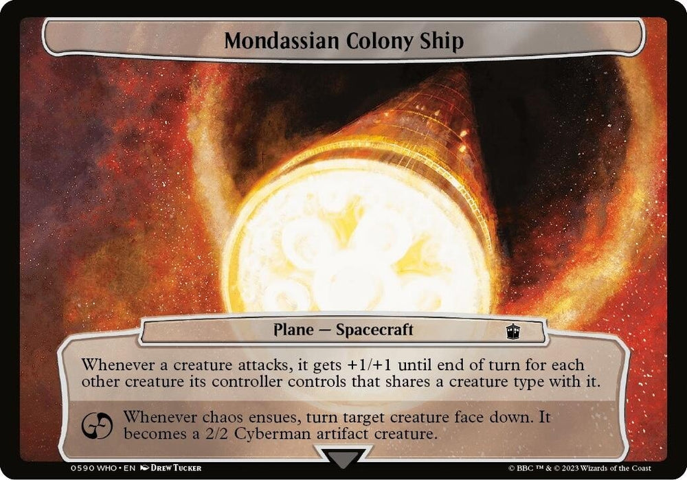 Image for Mondassian Colony Ship (590) [Planechase: Universes Beyond: Doctor Who]
