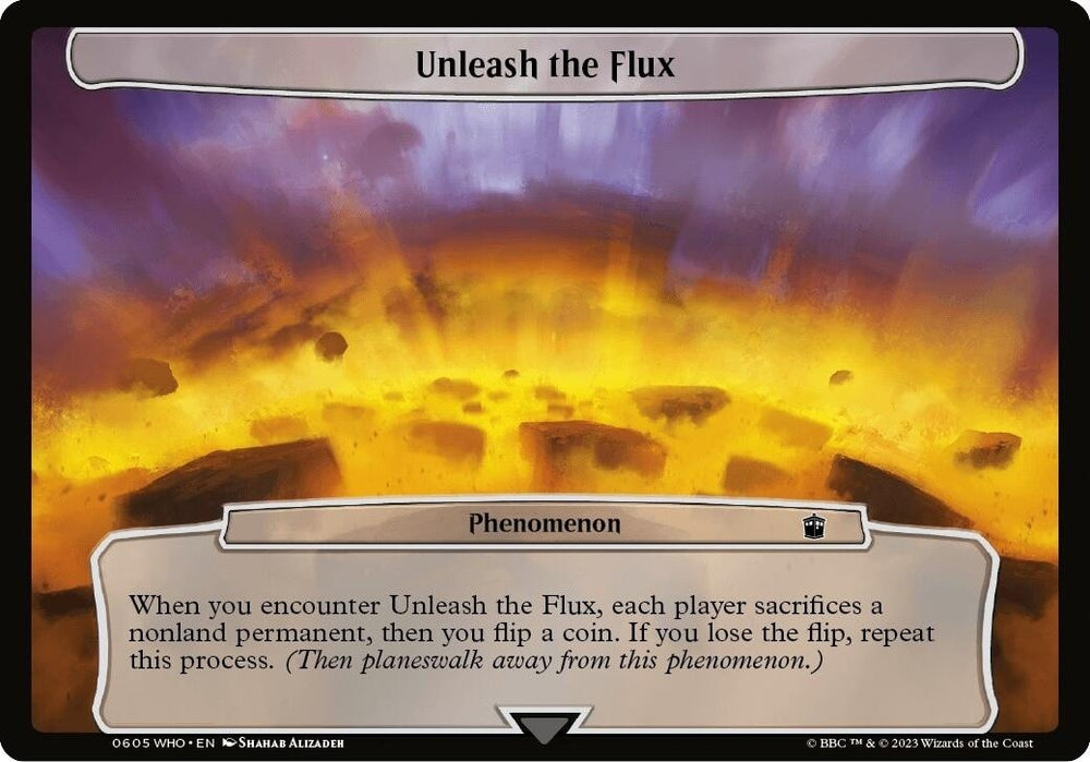 Image for Unleash the Flux (605) [Planechase: Universes Beyond: Doctor Who]