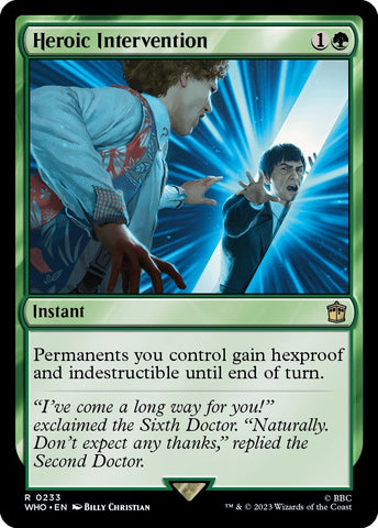 Image for Heroic Intervention (233) [Universes Beyond: Doctor Who]