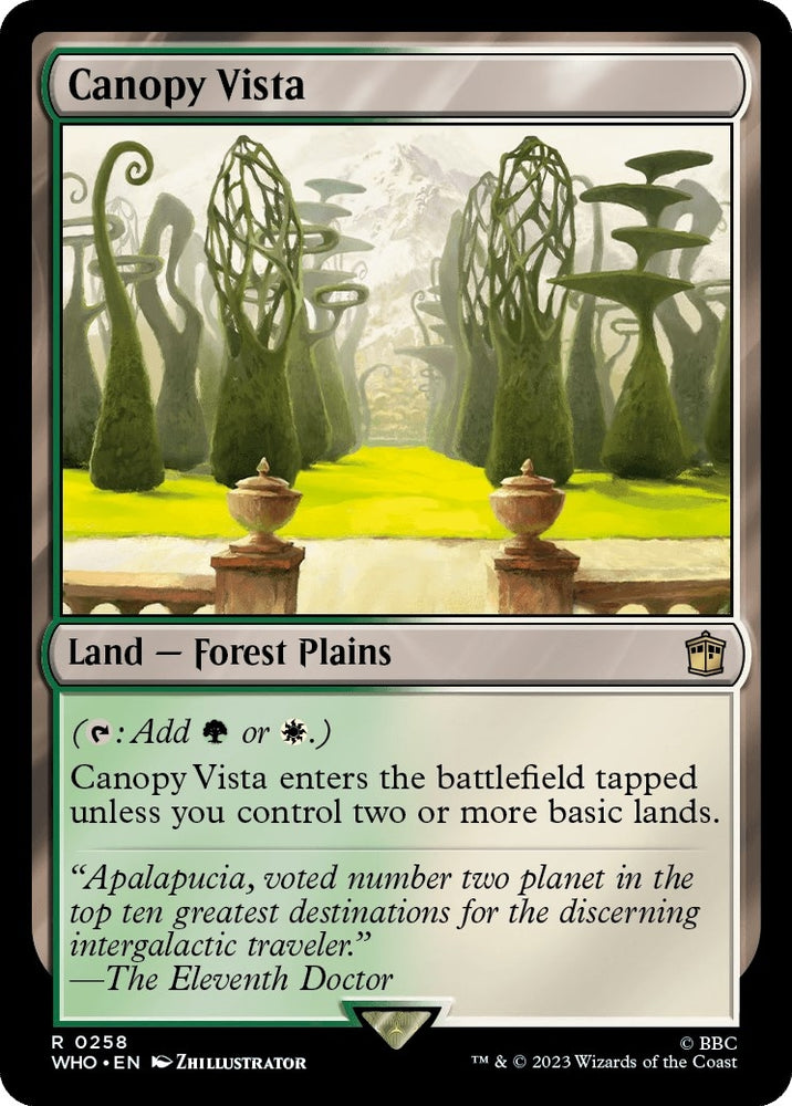Image for Canopy Vista (258) [Universes Beyond: Doctor Who]