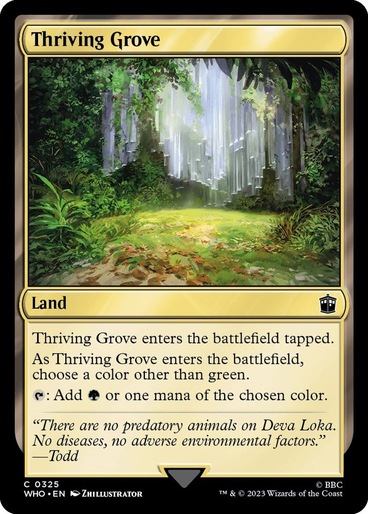 Image for Thriving Grove (325) [Universes Beyond: Doctor Who]