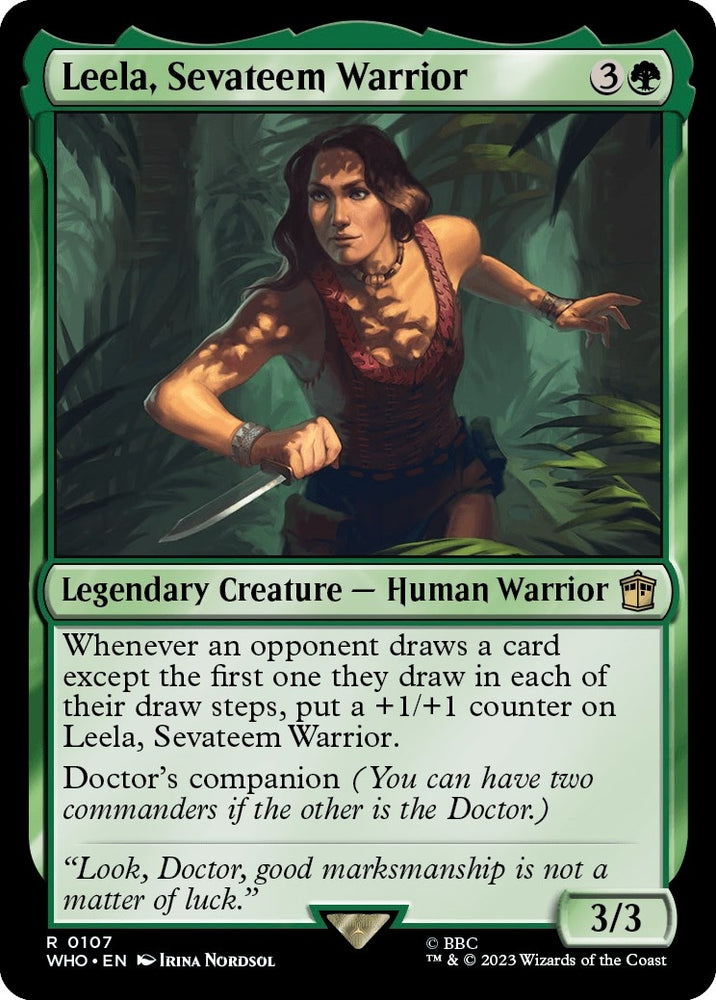 Image for Leela, Sevateem Warrior (107) [Universes Beyond: Doctor Who]