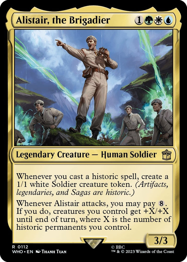 Image for Alistair, the Brigadier (112) [Universes Beyond: Doctor Who]