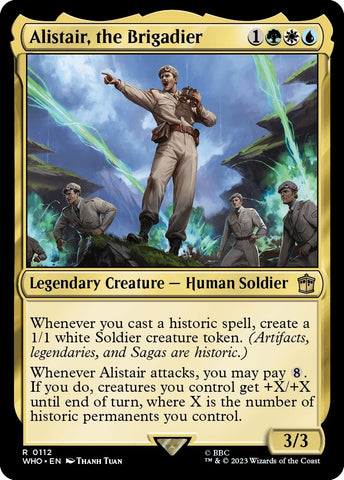 Image for Alistair, the Brigadier (112) [Universes Beyond: Doctor Who]