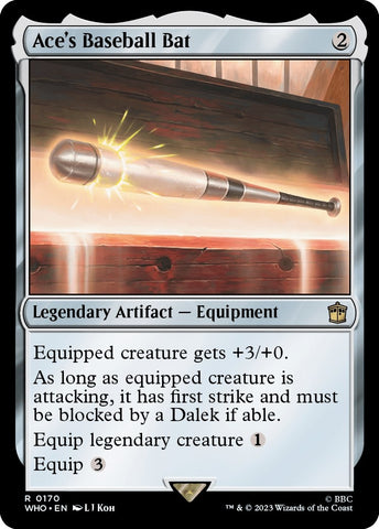 Image for Ace's Baseball Bat (170) [Universes Beyond: Doctor Who]