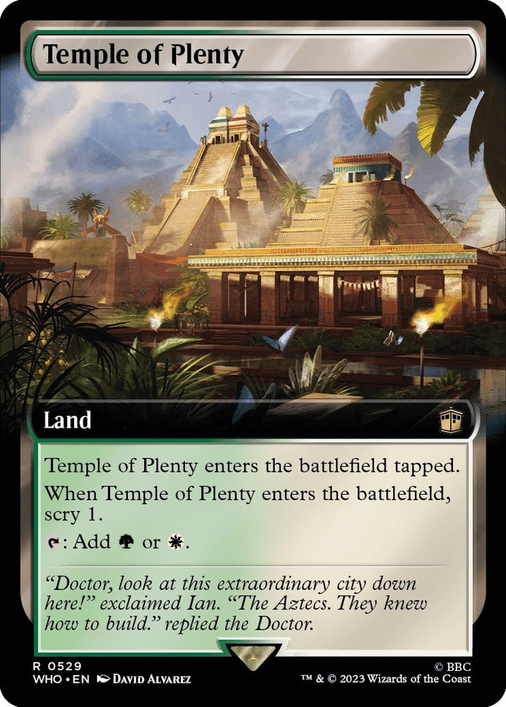 Image for Temple of Plenty (Extended Art) (529) [Universes Beyond: Doctor Who]