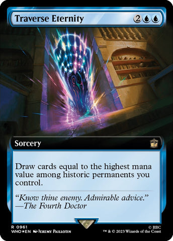 Image for Traverse Eternity (Extended Art) (Surge Foil) (961) [Universes Beyond: Doctor Who]