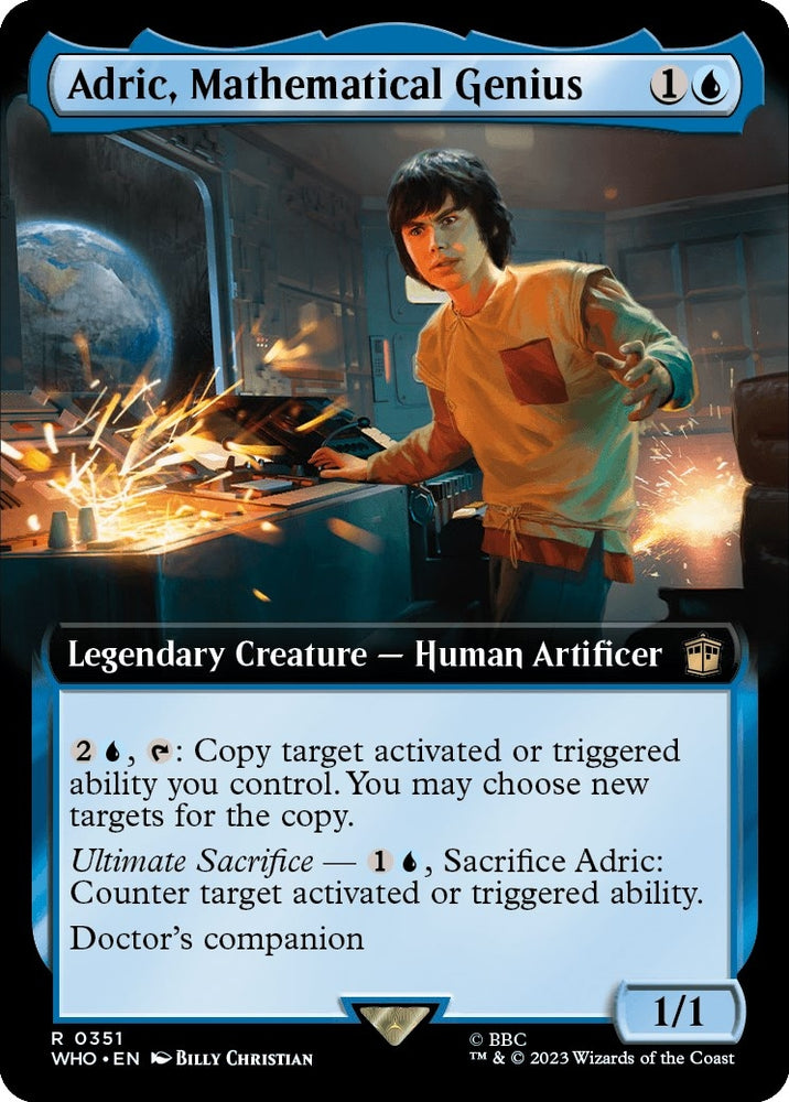 Image for Adric, Mathematical Genius (Extended Art) (351) [Universes Beyond: Doctor Who]