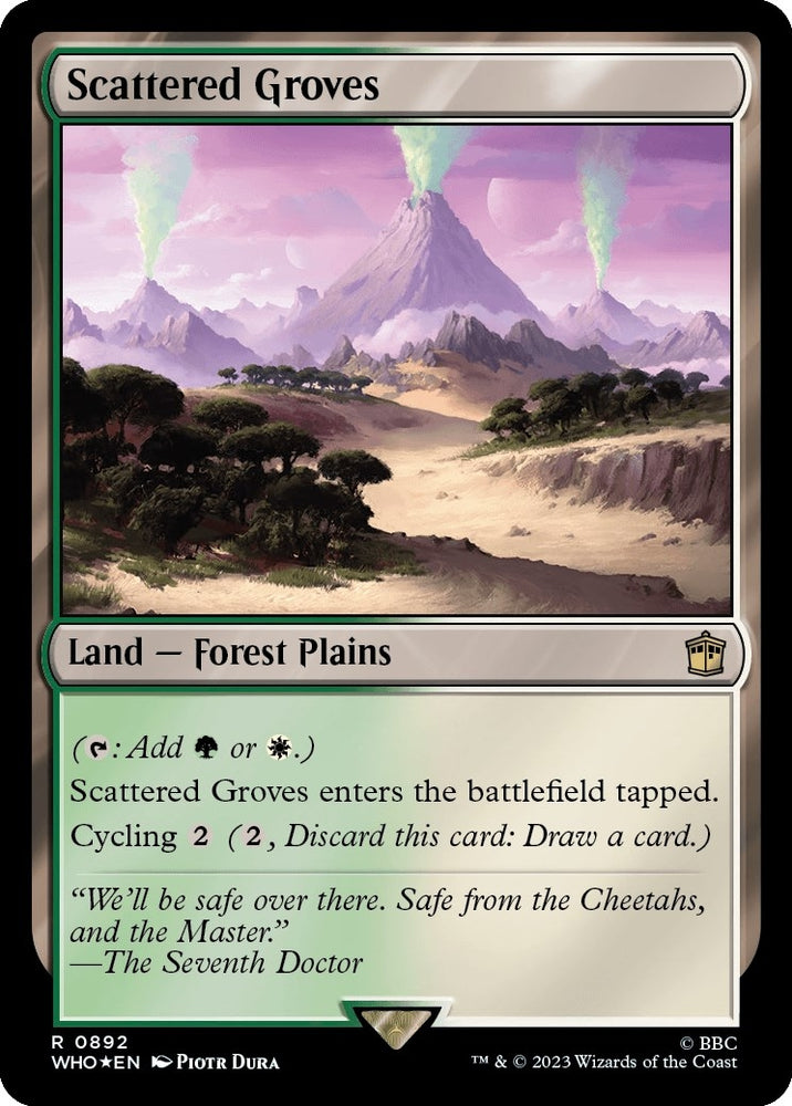 Image for Scattered Groves (Surge Foil) (892) [Universes Beyond: Doctor Who]
