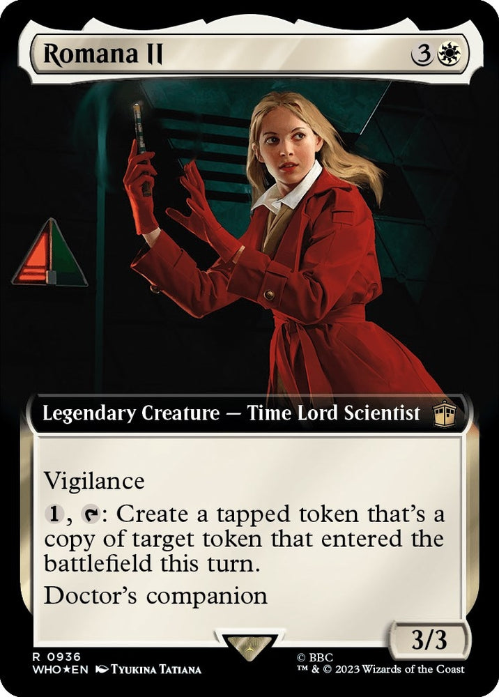 Image for Romana II (Extended Art) (Surge Foil) (936) [Universes Beyond: Doctor Who]