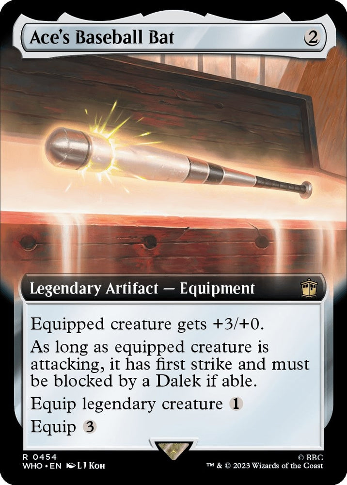 Image for Ace's Baseball Bat (Extended Art) (454) [Universes Beyond: Doctor Who]