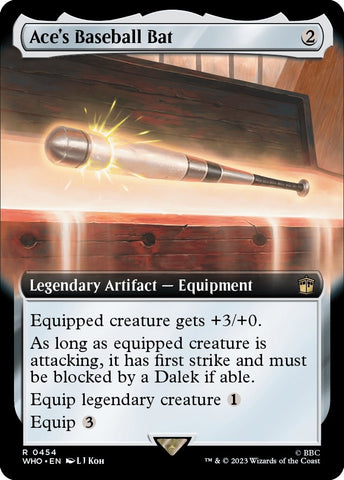 Image for Ace's Baseball Bat (Extended Art) (454) [Universes Beyond: Doctor Who]