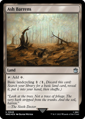 Image for Ash Barrens (Surge Foil) (848) [Universes Beyond: Doctor Who]