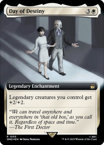 Image for Day of Destiny (Extended Art) (Surge Foil) (1055) [Universes Beyond: Doctor Who]