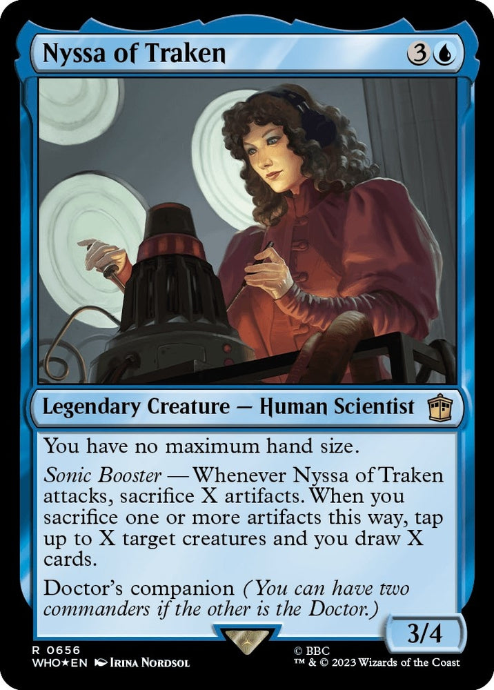 Image for Nyssa of Traken (Surge Foil) (656) [Universes Beyond: Doctor Who]