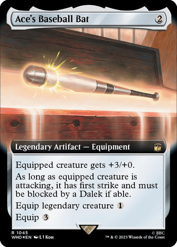 Image for Ace's Baseball Bat (Extended Art) (Surge Foil) (1045) [Universes Beyond: Doctor Who]