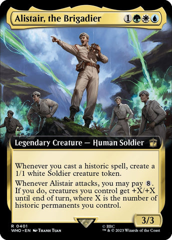 Image for Alistair, the Brigadier (Extended Art) (401) [Universes Beyond: Doctor Who]