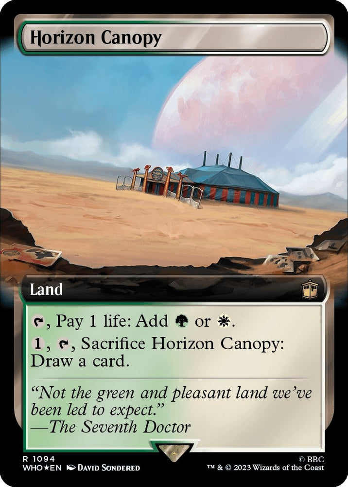Image for Horizon Canopy (Extended Art) (Surge Foil) (1094) [Universes Beyond: Doctor Who]