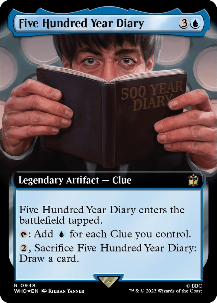 Image for Five Hundred Year Diary (Extended Art) (Surge Foil) (948) [Universes Beyond: Doctor Who]