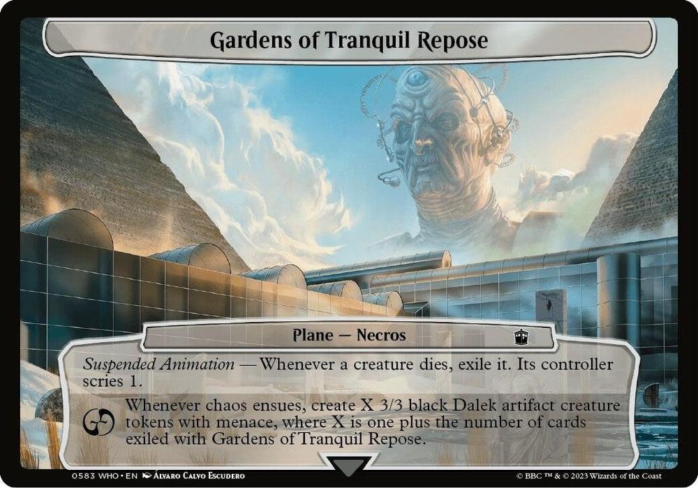 Image for Gardens of Tranquil Repose (583) [Planechase: Universes Beyond: Doctor Who]