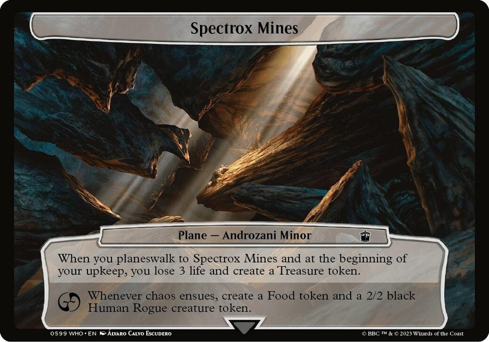 Image for Spectrox Mines (599) [Planechase: Universes Beyond: Doctor Who]