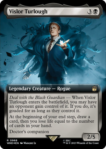 Image for Vislor Turlough (Extended Art) (Surge Foil) (968) [Universes Beyond: Doctor Who]