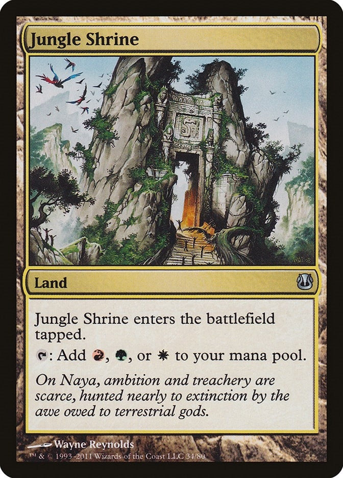 Image for Jungle Shrine (34) [Duel Decks: Ajani vs. Nicol Bolas]