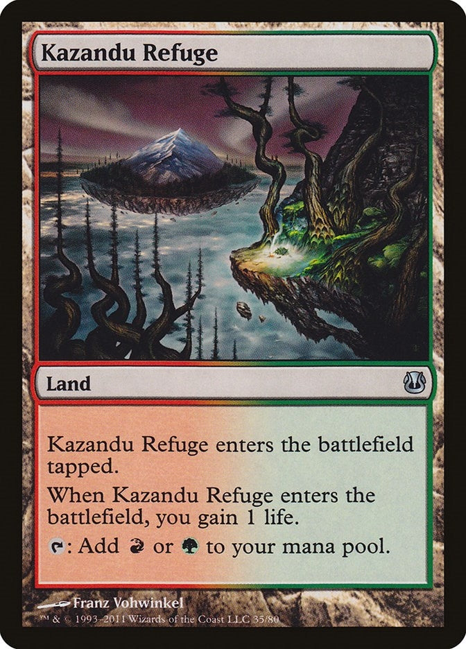 Image for Kazandu Refuge (35) [Duel Decks: Ajani vs. Nicol Bolas]