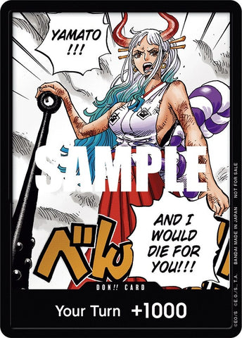 DON!! Card (Yamato) (1st Anniversary DON!! Card Pack) (One Piece Promotion Cards)