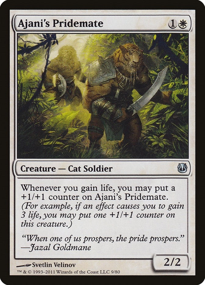Image for Ajani's Pridemate (9) [Duel Decks: Ajani vs. Nicol Bolas]