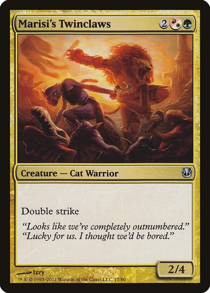 Image for Marisi's Twinclaws (17) [Duel Decks: Ajani vs. Nicol Bolas]