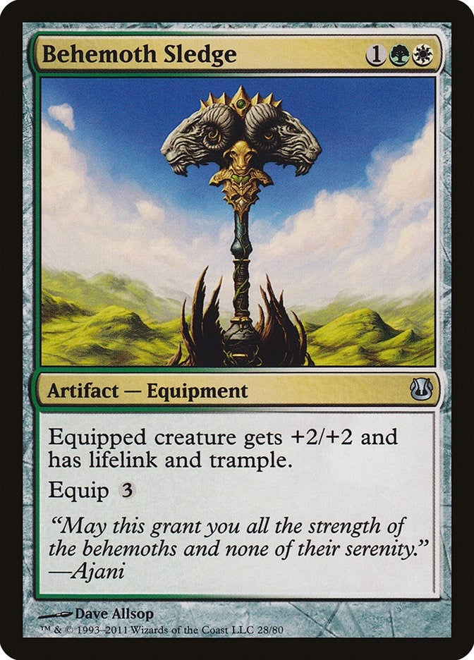 Image for Behemoth Sledge (28) [Duel Decks: Ajani vs. Nicol Bolas]
