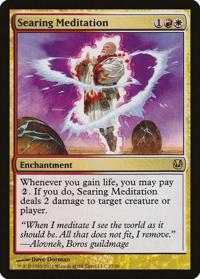 Image for Searing Meditation (27) [Duel Decks: Ajani vs. Nicol Bolas]