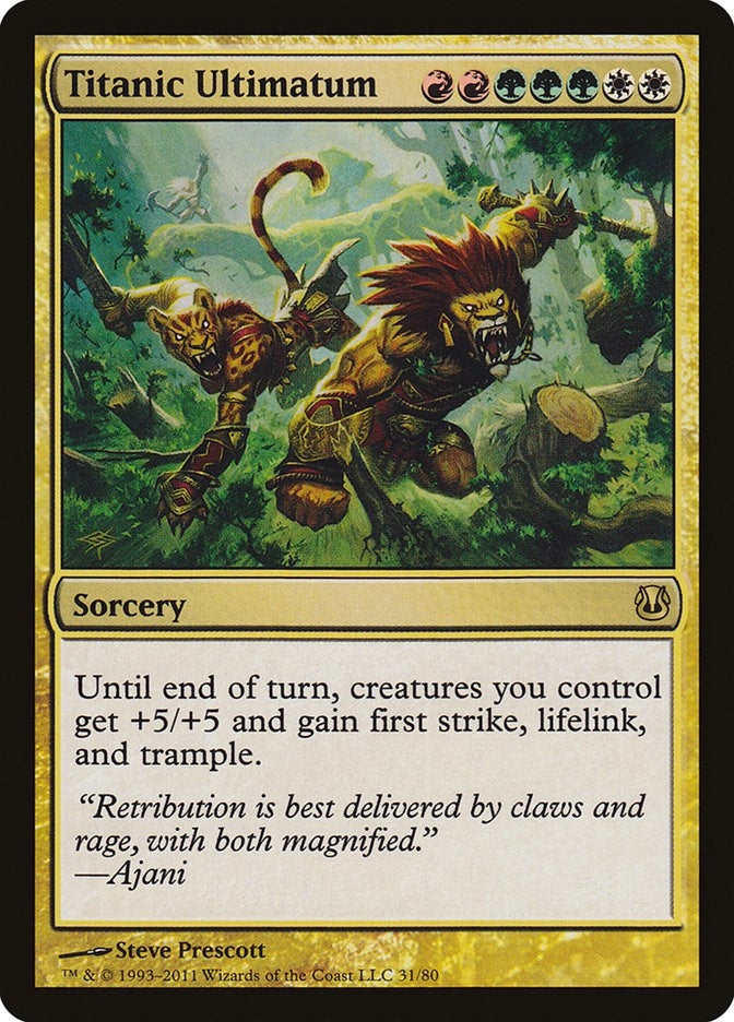 Image for Titanic Ultimatum (31) [Duel Decks: Ajani vs. Nicol Bolas]